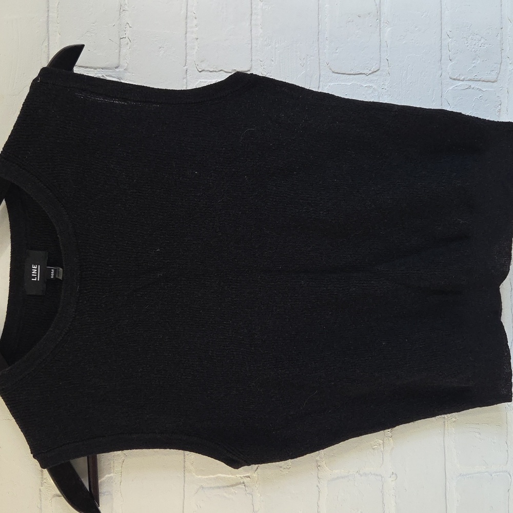 Line Knit Knotted Tank